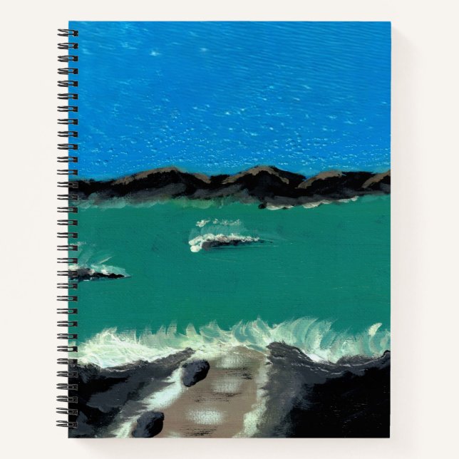 Ocean View Spiral Notebook Notizbuch (Vorderseite)