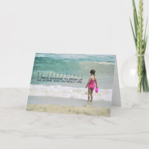 OCEAN WADING Grußkarte Dankeskarte