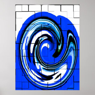Ocean Wave Art Poster
