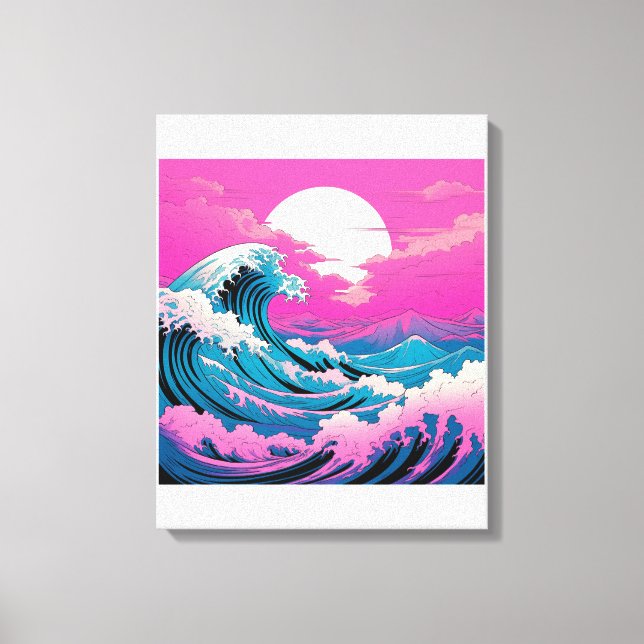Ocean Wave Canvas Print Leinwanddruck (Vorderseite)