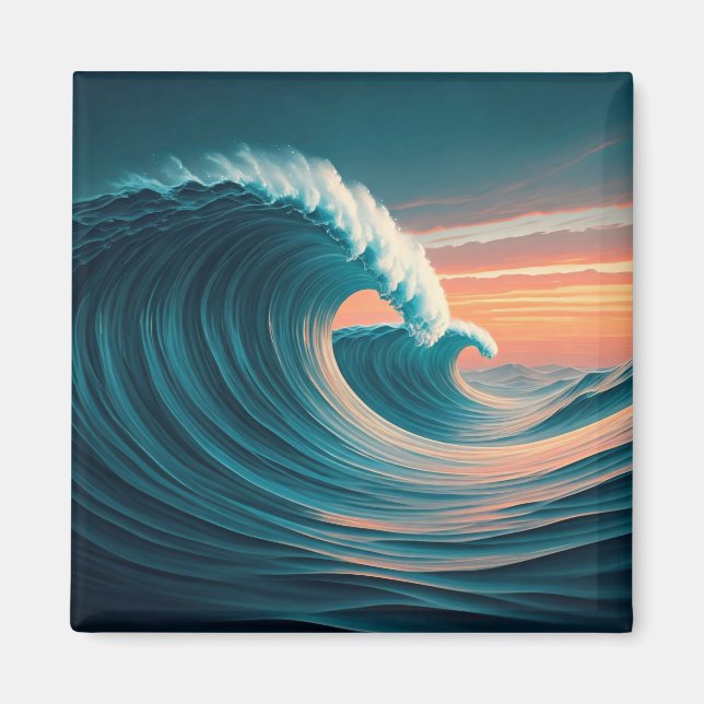 Ocean Wave Magnet (Vorne)