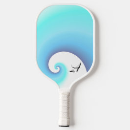 Ocean Wave Monogram Pickleball Paddle