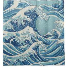 Ocean Wave Serenity Shower Curtain Duschvorhang