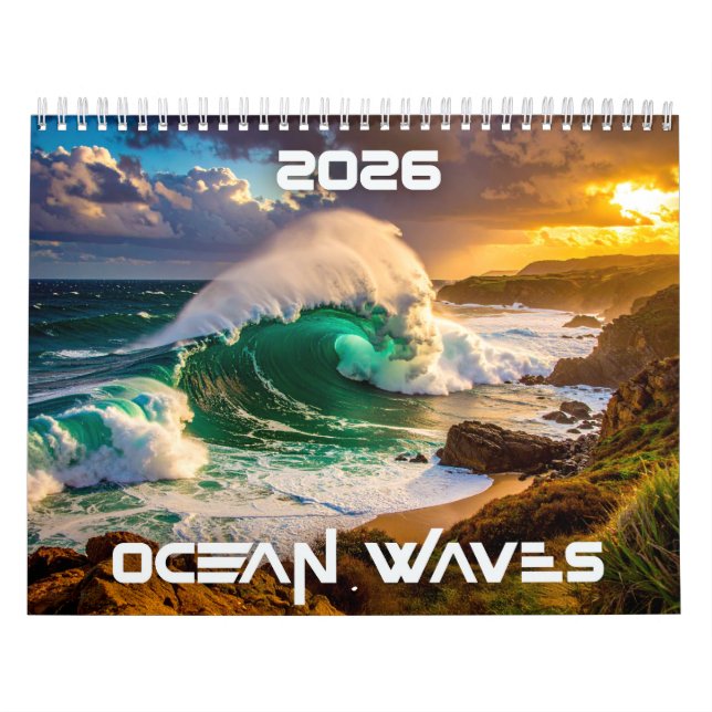 OCEAN WAVES - 2026 - KALENDER (Titelbild)
