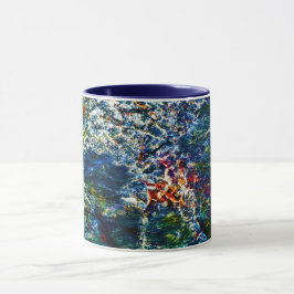 Ocean Waves aus Narragansett -v1 Tasse