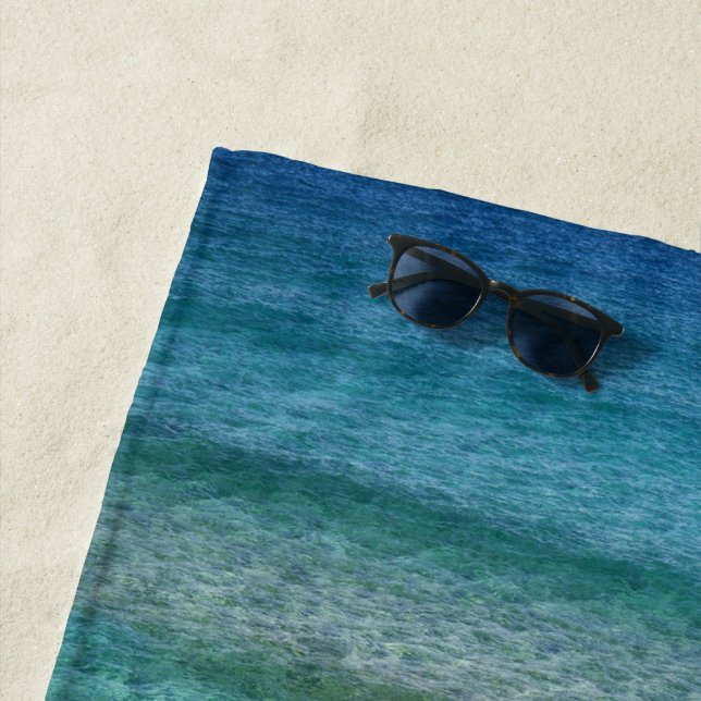 Ocean Waves Beach Handtuch (Beispiel)
