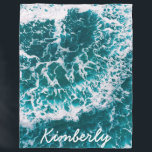 Ocean Waves Beach Tropical Name Gift For Her Fleecedecke<br><div class="desc">Ocean Waves Beach Tropical Name Gift For Her Fleece Blanket</div>