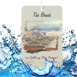 Ocean Waves Blue personalize Autolufterfrischer