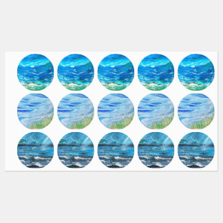 OCEAN WAVES ETIKETTEN