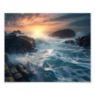Ocean Waves Foto drucken
