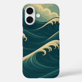 Ocean Waves iPhone 16 Case – Calm, Coastal Vibes