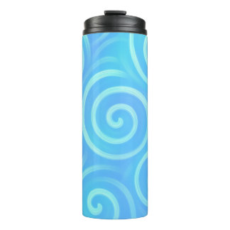 Ocean Waves of Pastel Dreams – Pastel Swirl Therma Thermosbecher