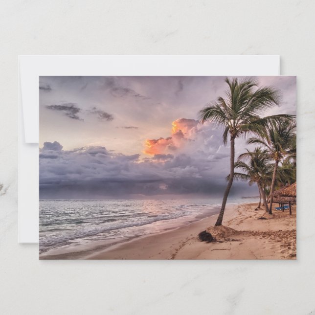 Ocean Waves Sandstrand Sunset (Vorderseite)