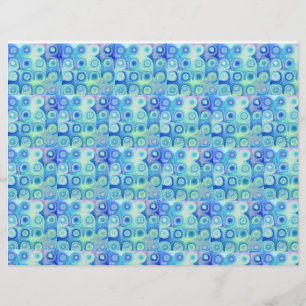 Ocean Waves Scrapbook Papier Lethead