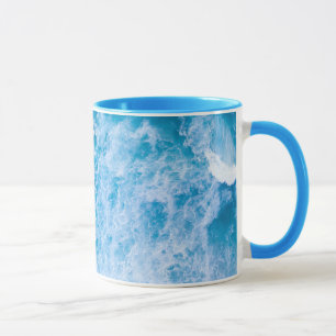 Ocean Waves Seascape Combo Kaffee Tasse