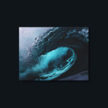 Ocean waves stretched canvas print leinwanddruck<br><div class="desc">Perfect for any wall in your home,  workspace and makes a perfect gift for house warming parties.</div>
