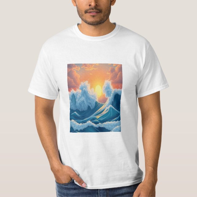 Ocean Waves T-Shirt (Devant)
