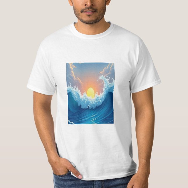 Ocean Waves T-Shirt (Devant)