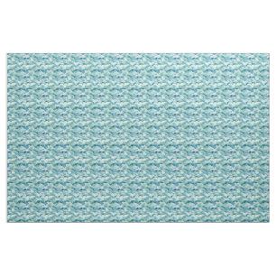Ocean Waves Wasserfarbe moderne niedliche Muster Stoff