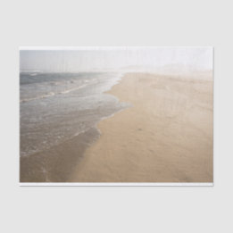 Ocean Whitewash auf Beach Tissue Paper Seidenpapier