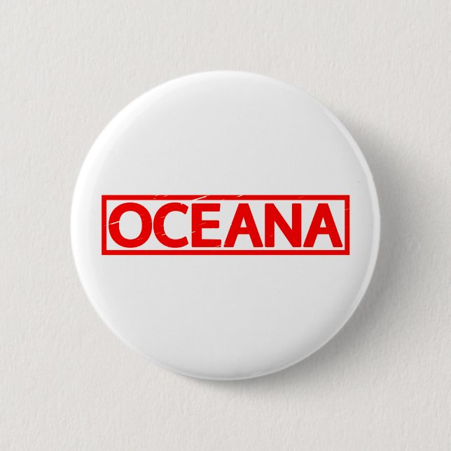 Oceana-Briefmarke Button (Vorderseite)