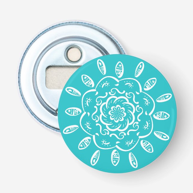 Oceana Mandala Flaschenöffner (Vorderseite)