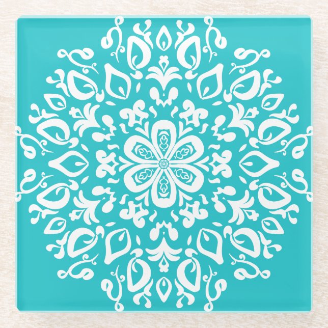 Oceana Mandala Glasuntersetzer (Vorderseite)