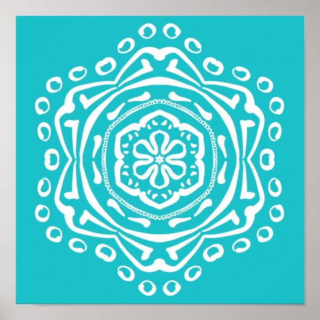 Oceana Mandala Poster (Vorne)