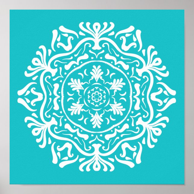Oceana Mandala Poster (Vorne)