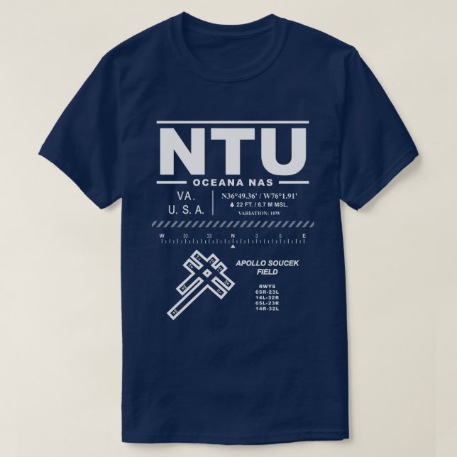 Oceana NAS /Apollo Soucek Field T-shirt NTU (Design devant)