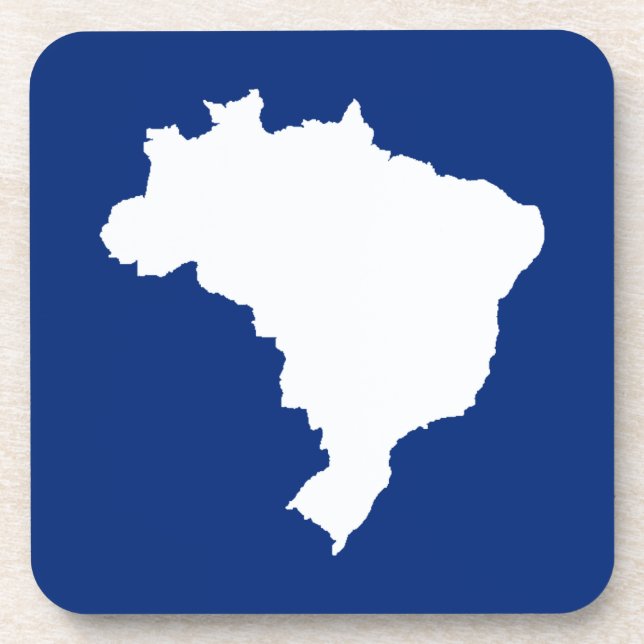 Oceanic Blue Festive Brasilien: Emporio Moffa Getränkeuntersetzer (Vorderseite)