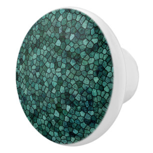 Oceanic Mosaic Crust Textur Abstraktes Muster Keramikknauf