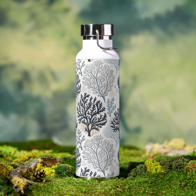 Oceanic Vibes Botanical Corals Trinkflasche (Außenbereich)