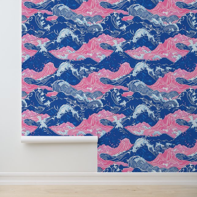 Oceanic Whirl Tapete (Anwendung)