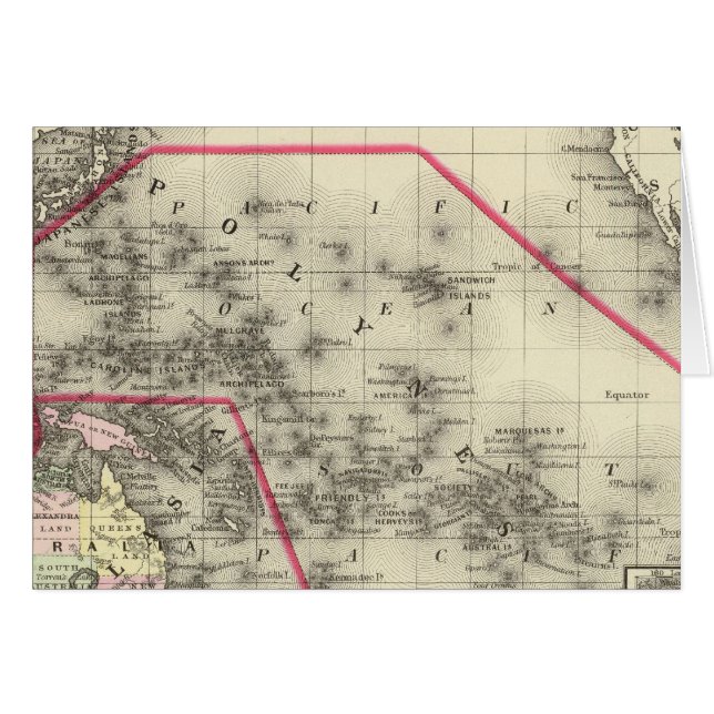 Oceanica, Sandwich Inseln 2 (Vorderseite (Horizontal))