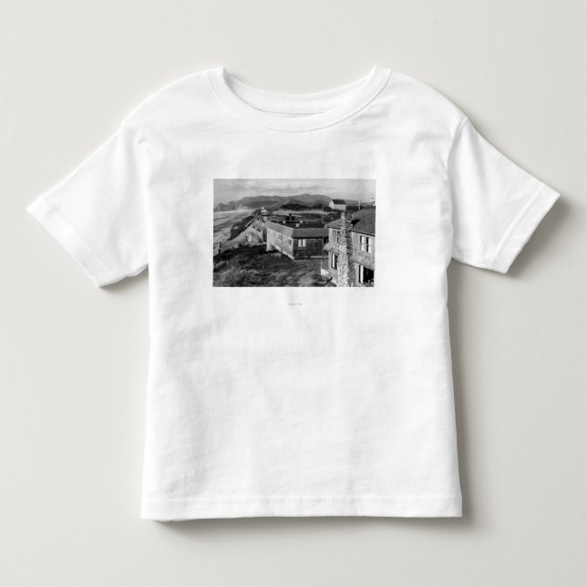 Oceanlake, Oregon-Ansicht des Surftides Kleinkind T-shirt (Vorderseite)
