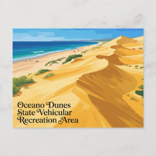 Oceano Dunes State Vehicular Recreation Area Postkarte