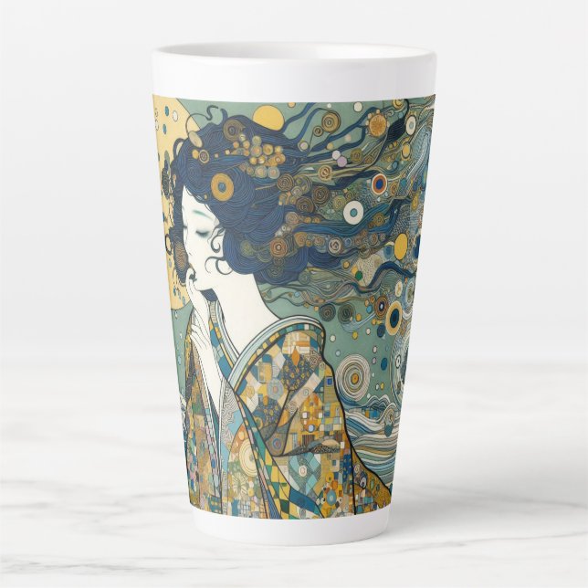 "Ocean's Aath" Latte Tasse (Vorderseite)