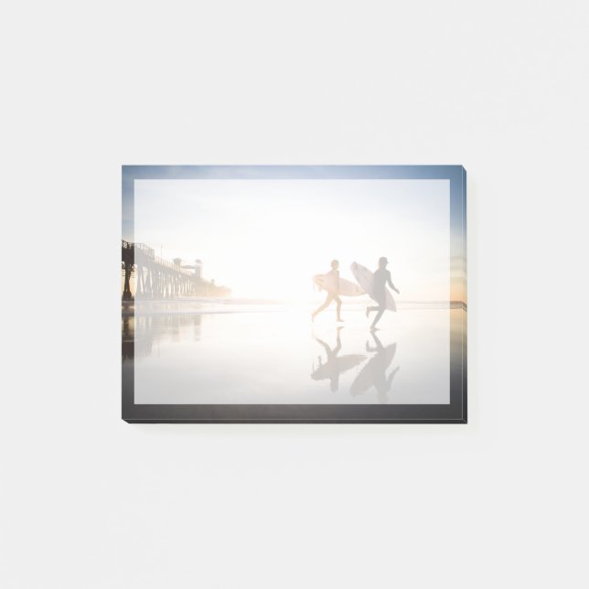 Oceanside Beach Post-it Klebezettel (Vorderseite)
