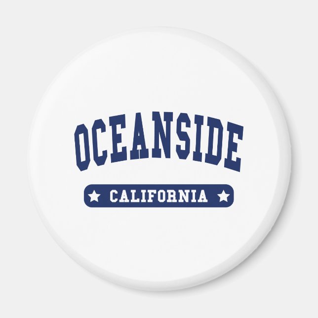 Oceanside California Uni Style T Shirts Magnet (Vorne)