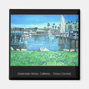 Oceanside Harbour, California Magnet