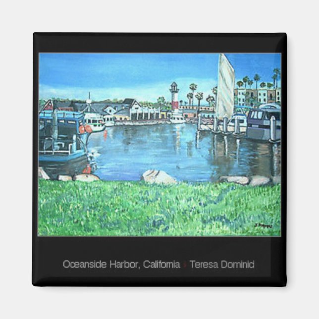 Oceanside Harbour, California Magnet (Devant)