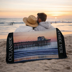 Oceanside Pier Cali Urlaub Strandtuch