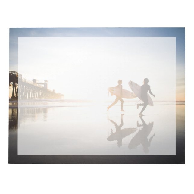 Oceanside-Strand Notizblock (Vorderseite)