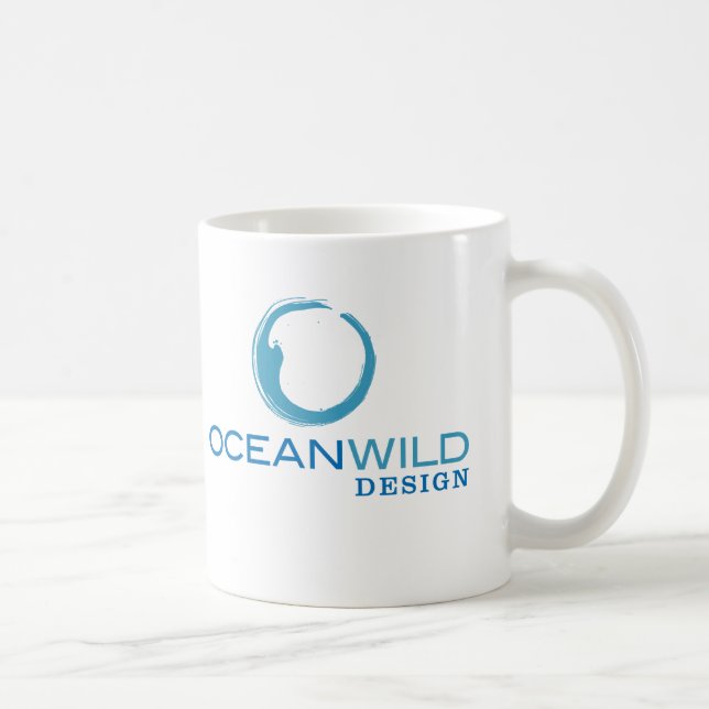 OceanWild Entwurfs-Logo-Tasse Kaffeetasse (Rechts)