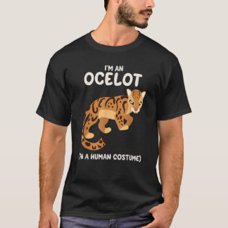 Ocelot Costume Shirt Funny Niedliche Gabe Hallowee