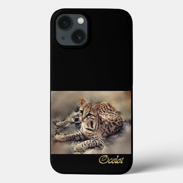 Ocelot Lovers Art Case-Mate iPhone Hülle (Rückseite)
