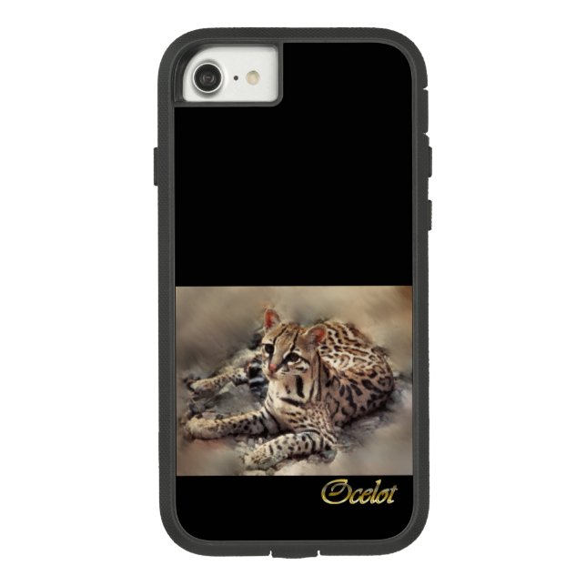 Ocelot Lovers Art Case-Mate iPhone Hülle (Rückseite)