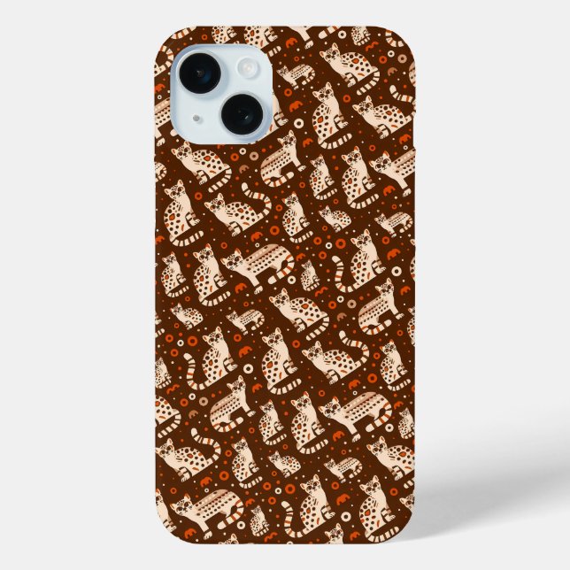 Ocelot Pattern Case-Mate iPhone Hülle (Rückseite)