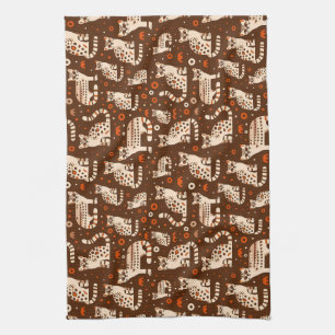 Ocelot Pattern Geschirrtuch